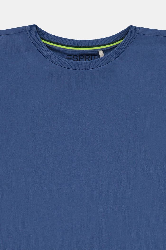 T-shirt à manches longues contrastantes, BLUE, detail image number 2