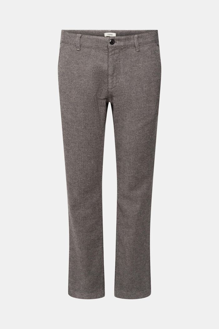 Pantalon slim à chevrons, GREY, detail image number 6