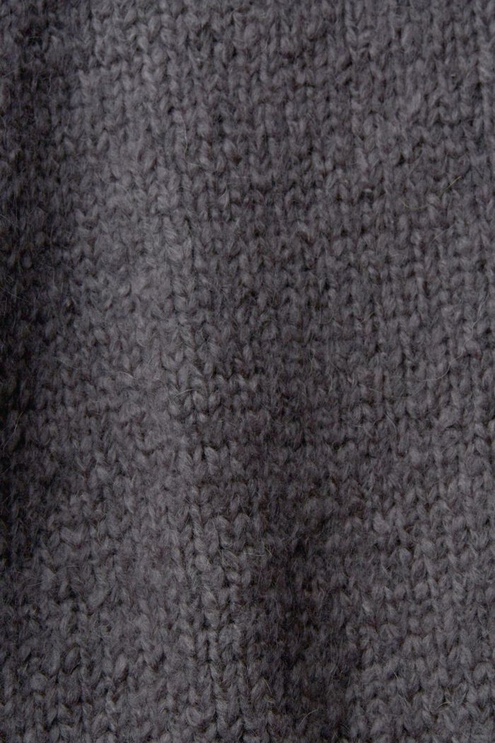 Pull en laine mélangée, ANTHRACITE, detail image number 4