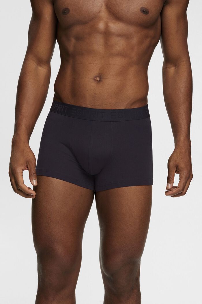 Lot de shorts courts pour Hommes en coton stretch, NAVY, detail image number 1