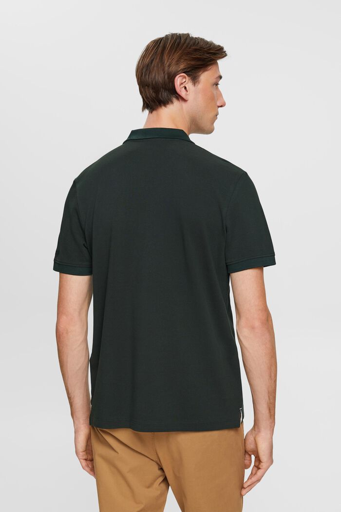 Polo coupe Slim Fit, DARK TEAL GREEN, detail image number 3