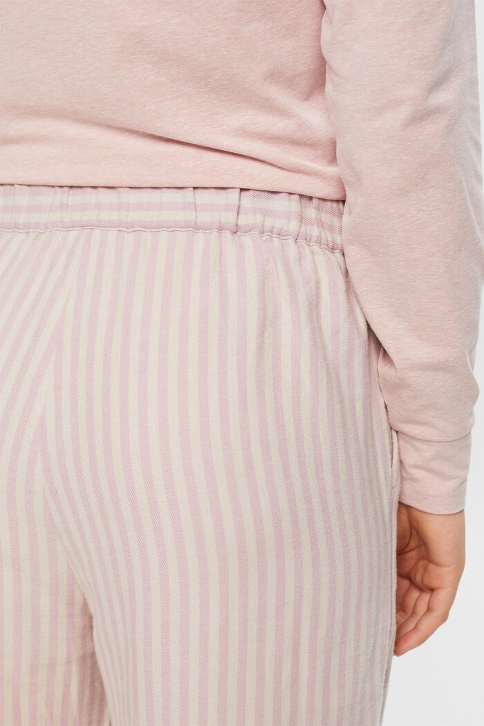 Pantalon de pyjama en flanelle, LIGHT PINK, detail image number 4