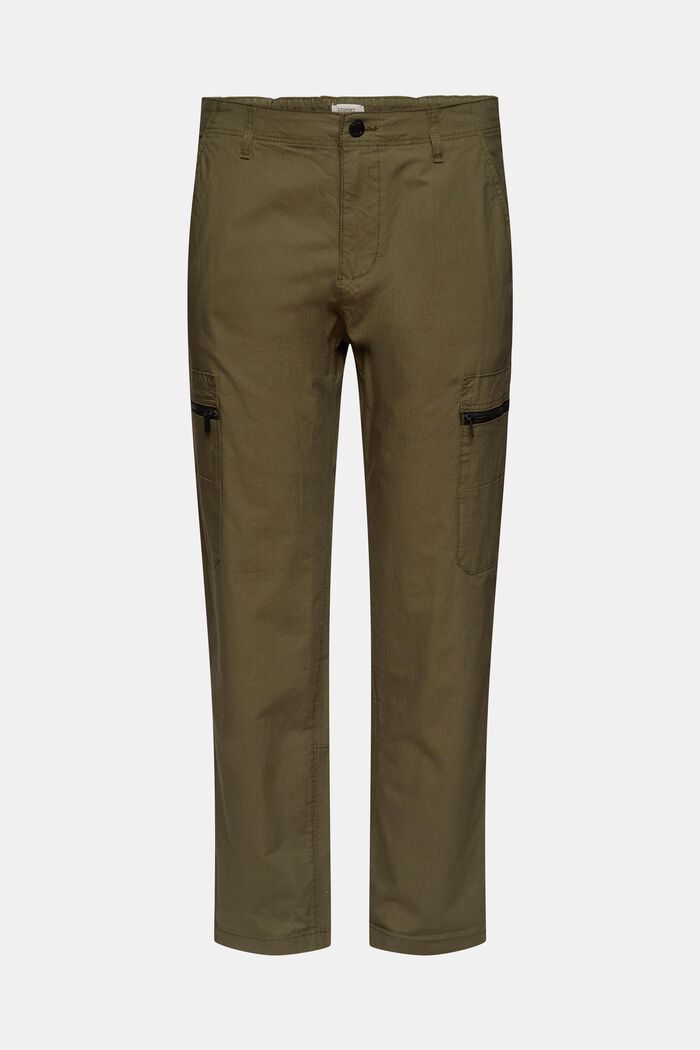 Pantalon à poches zippées, FOREST, overview