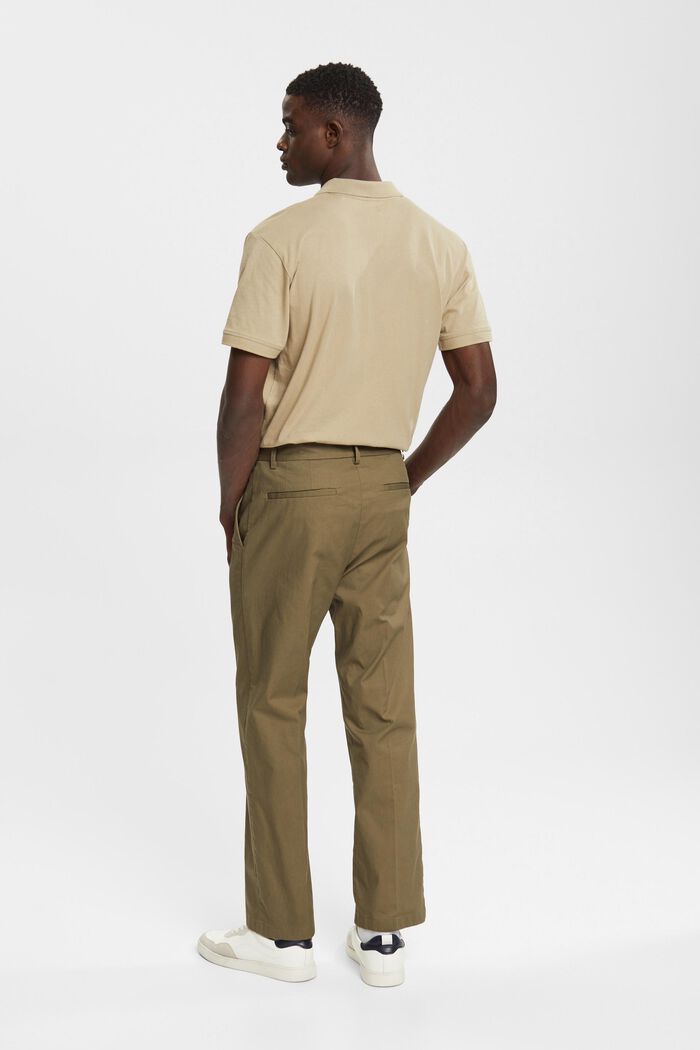 Chino de coupe Relaxed Fit, KHAKI GREEN, detail image number 3