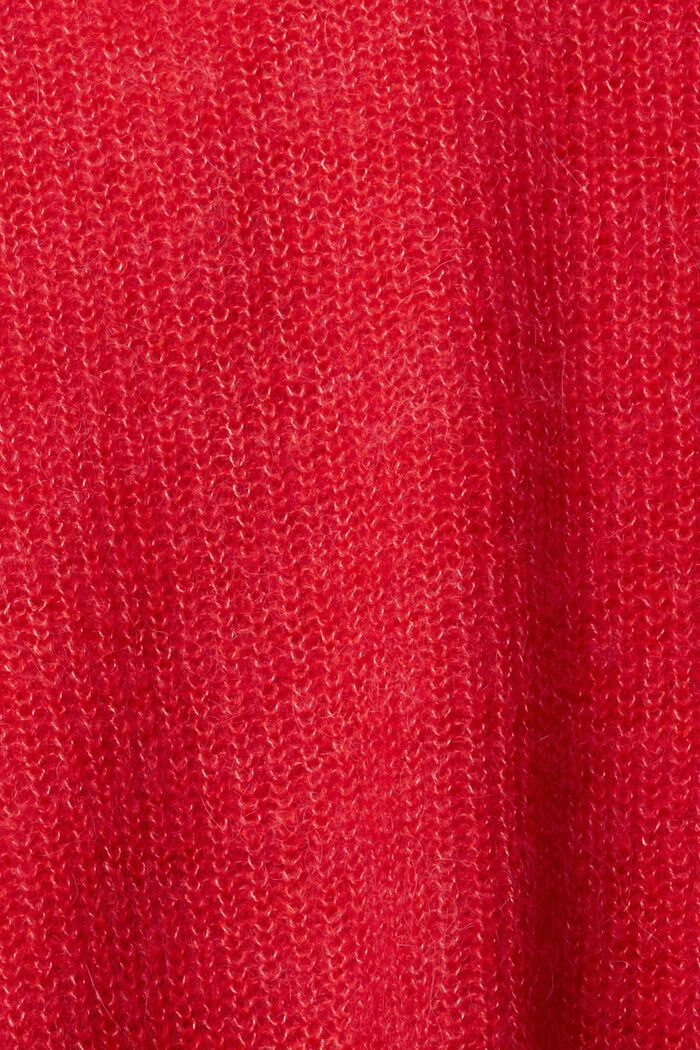 À teneur en alpaga : le cardigan, RED, detail image number 6
