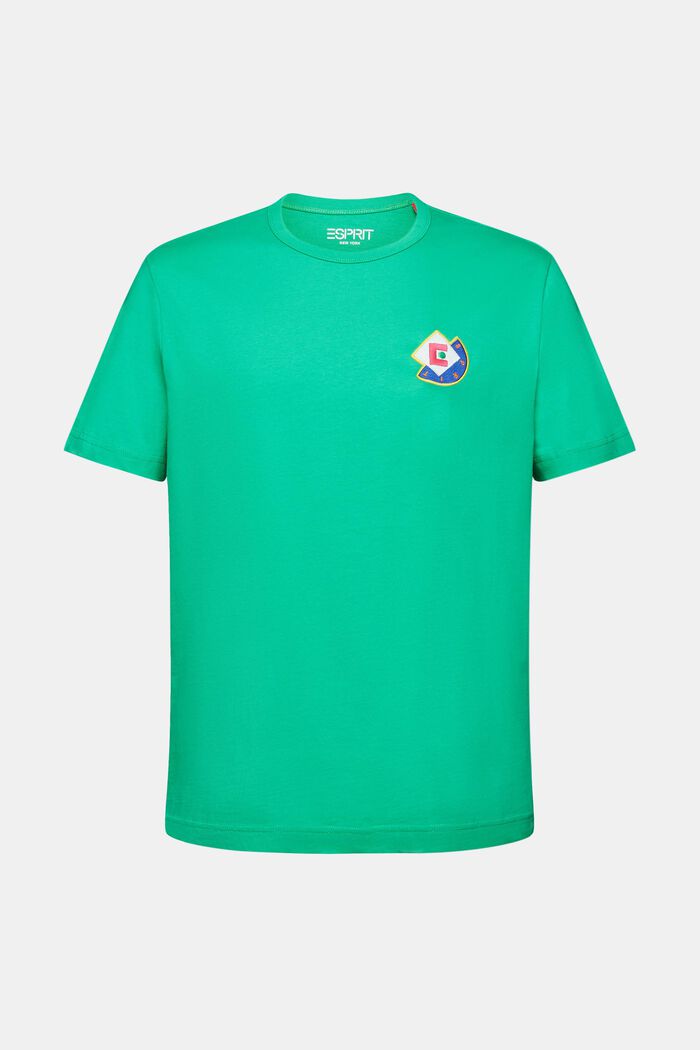 T-shirt à logo graphique, GREEN, detail image number 5