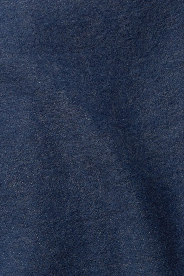 le poncho à franges, PETROL BLUE, detail image number 2