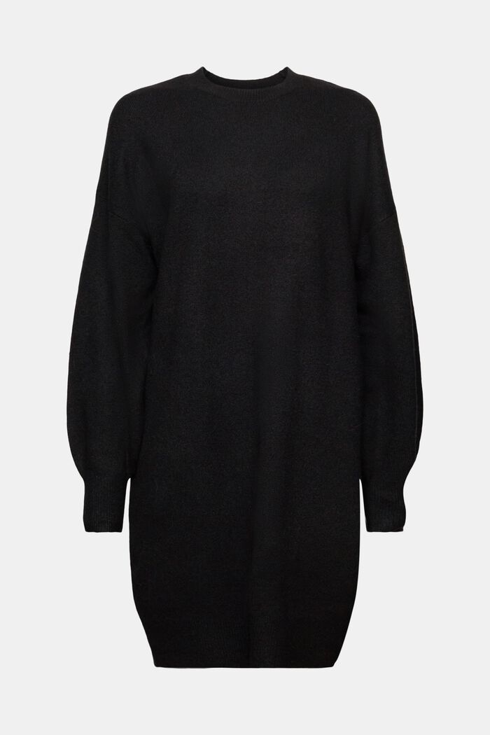 Mini-robe en maille, BLACK, detail image number 6