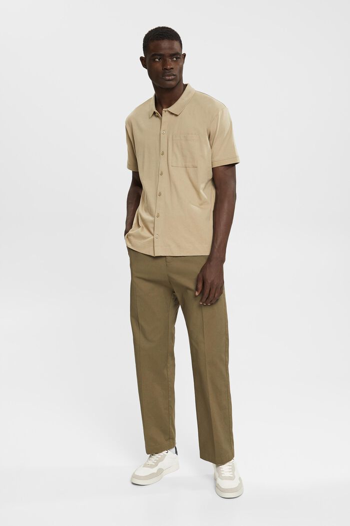 Chino de coupe Relaxed Fit, KHAKI GREEN, detail image number 5