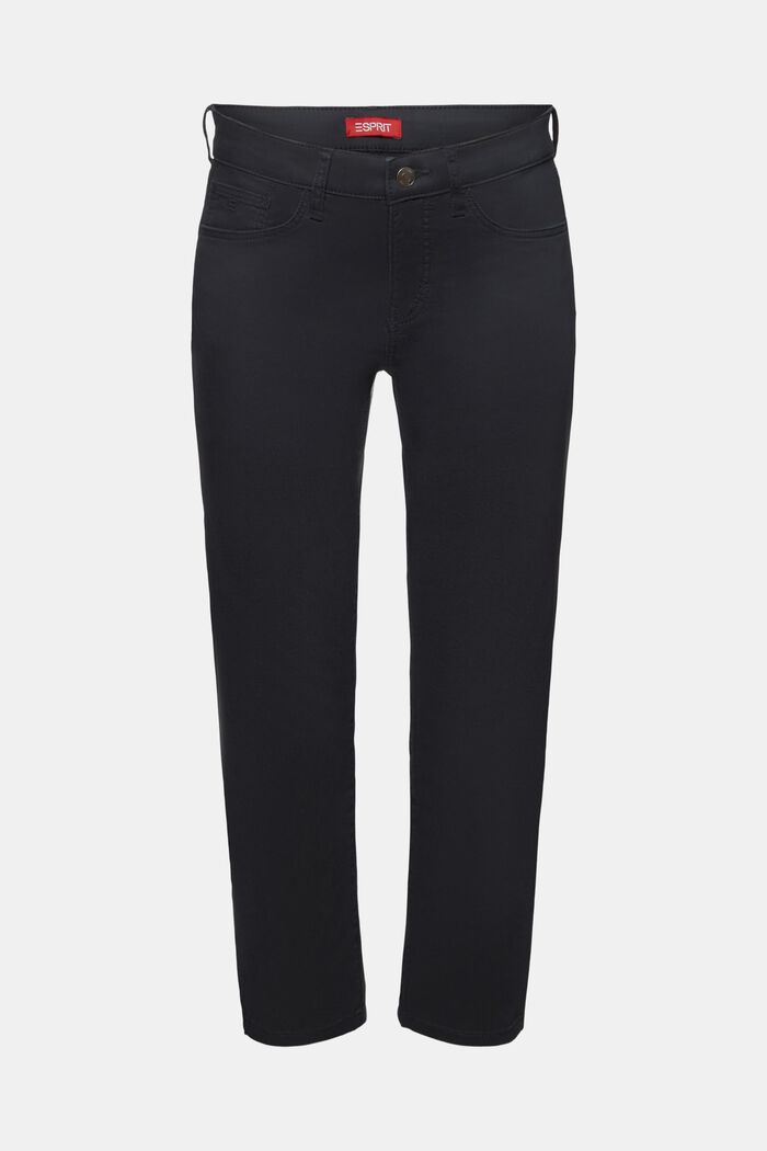 Pantalon corsaire, BLACK, detail image number 7