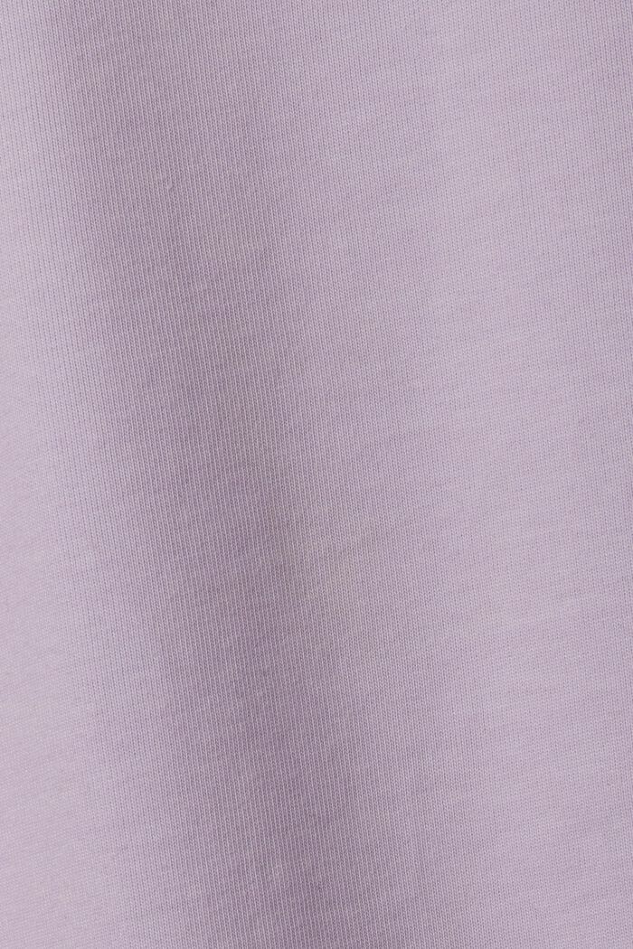 T-shirt en jersey de coton unisexe à logo, LILAC, detail image number 7
