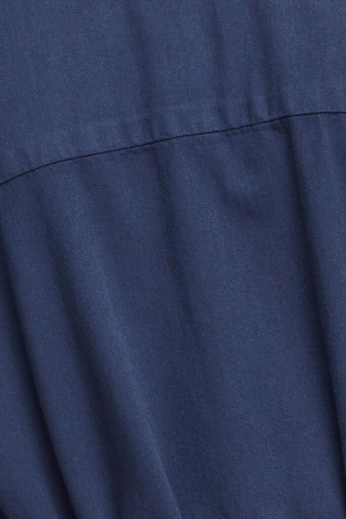 Robe-chemise à ceinture, NAVY, detail image number 4