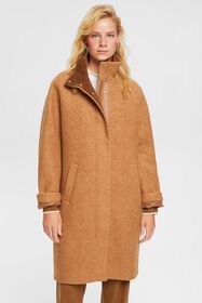 Manteau à teneur en laine
