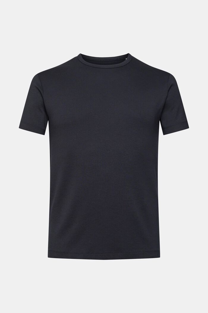 T-shirt en jersey de coupe Slim Fit, BLACK, overview