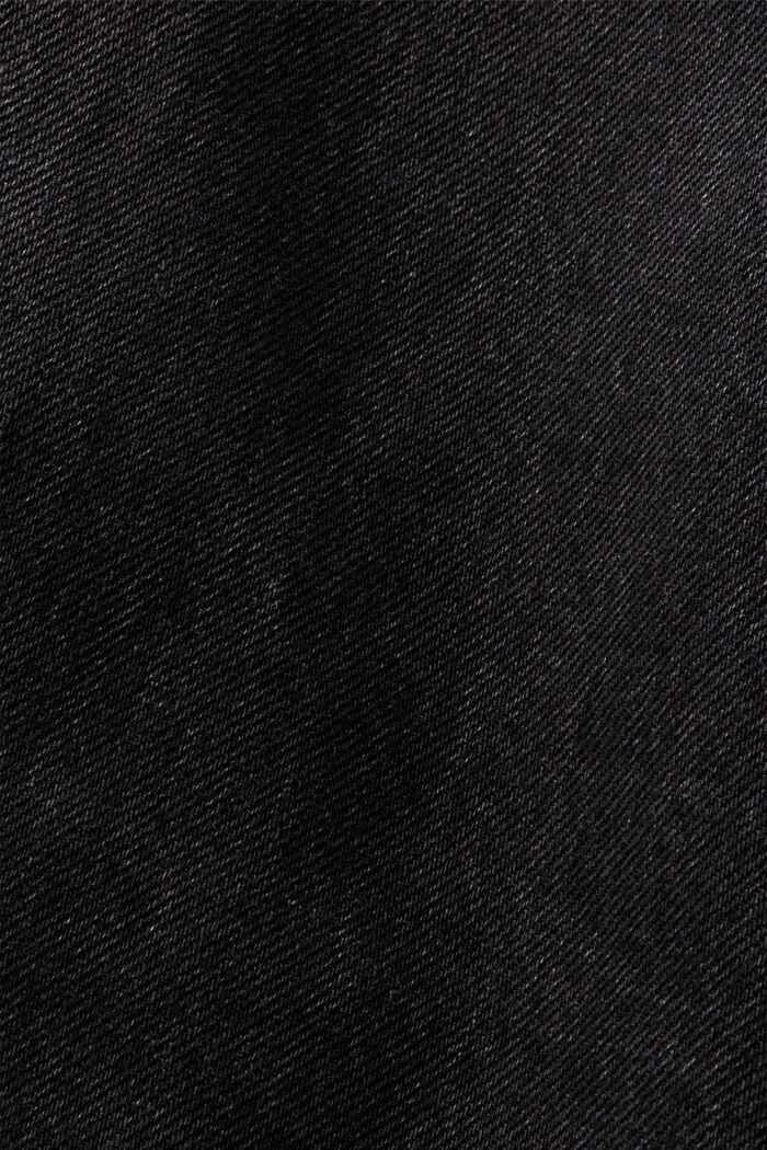 Mini-jupe en jean à ceinture asymétrique, BLACK MEDIUM WASHED, detail image number 7