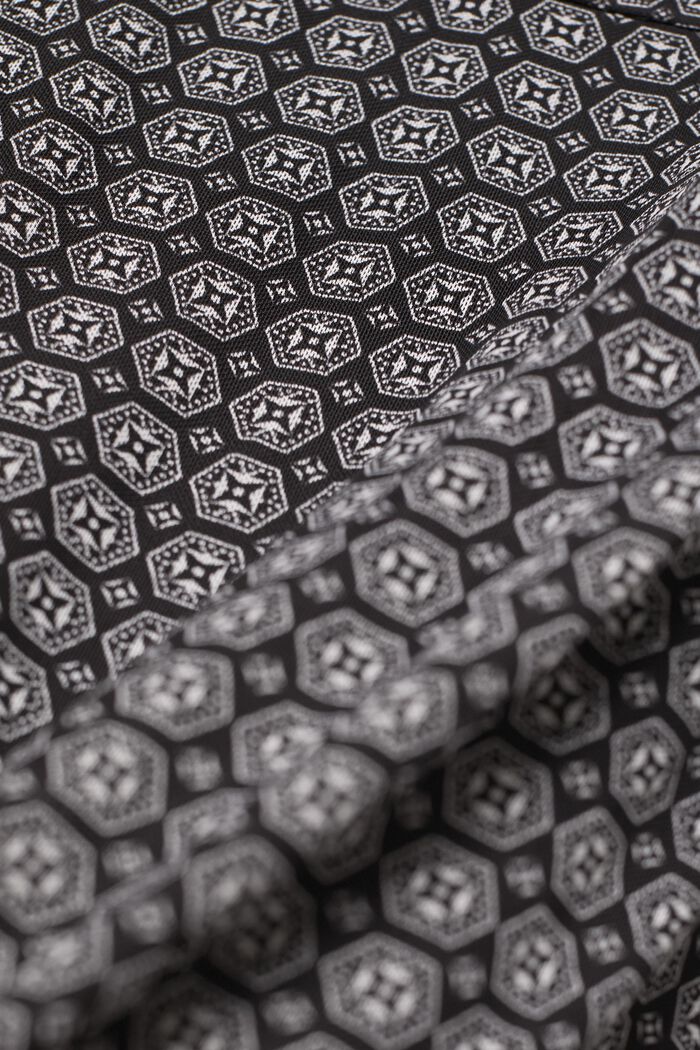 Robe fourreau en mesh à imprimé, BLACK, detail image number 4