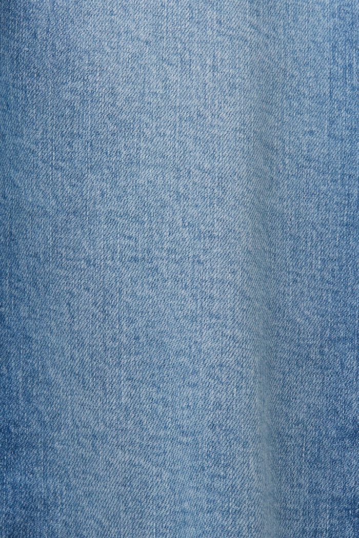 Jean de coupe Skinny Fit à taille mi-haute doté de poches zippées, BLUE LIGHT WASHED, detail image number 5
