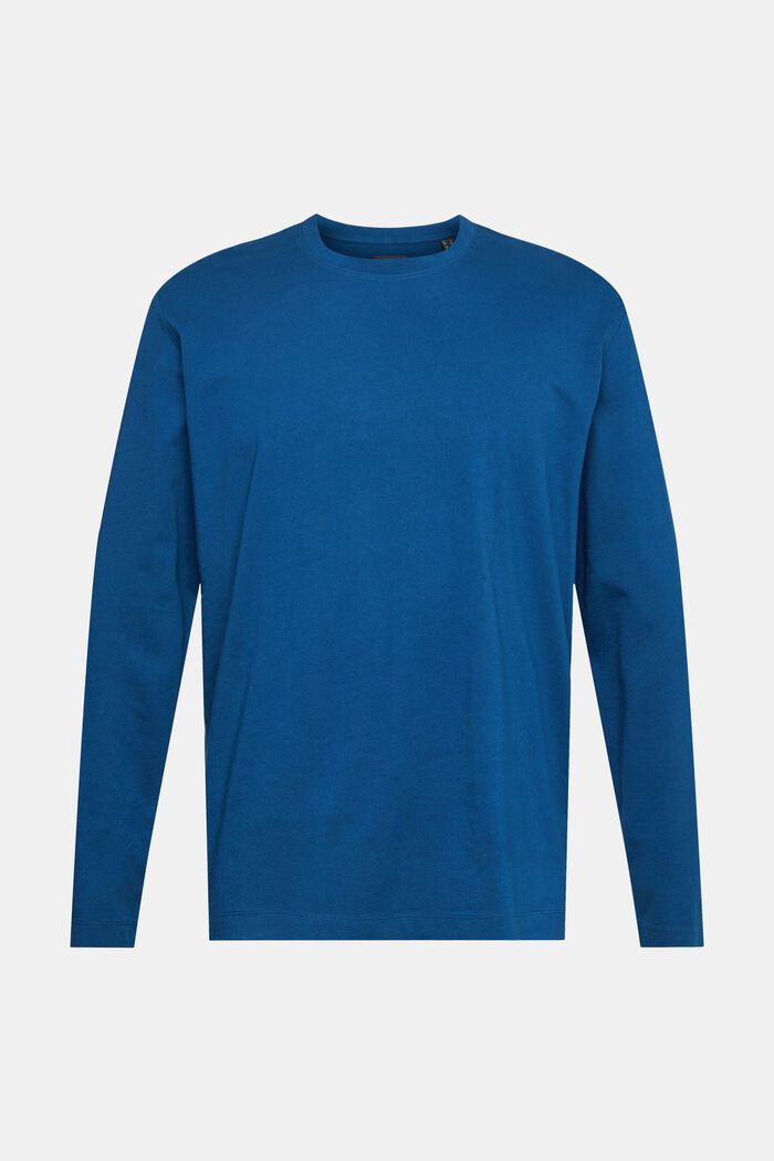 T-shirt à manches longues en jersey, PETROL BLUE, detail image number 5
