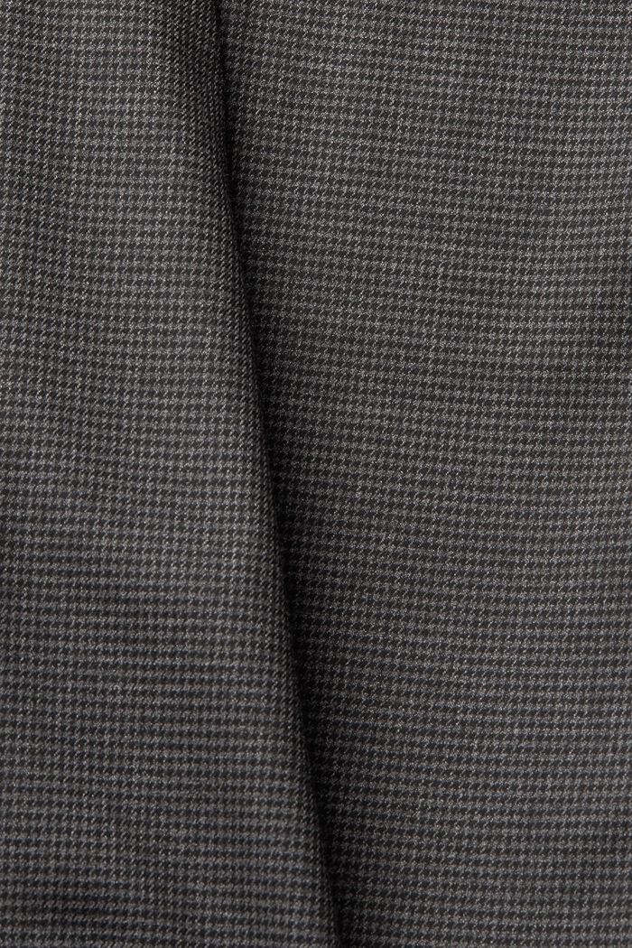 Pantalon pied-de-poule à taille haute, DARK GREY, detail image number 5