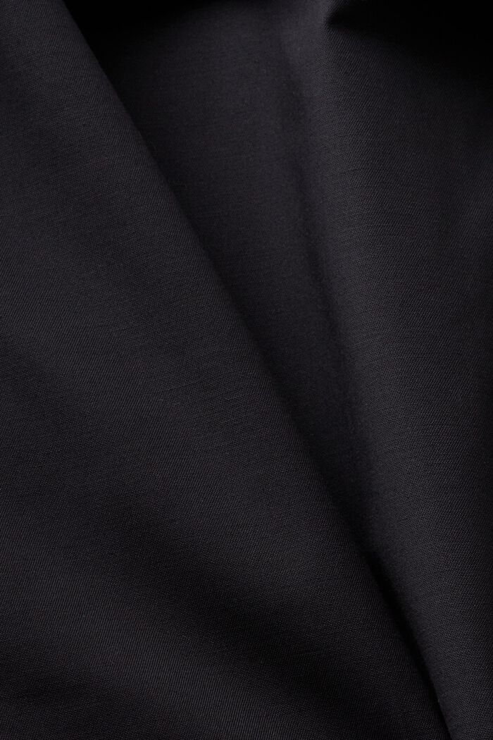 Trench-coat à boutonnage croisé et ceinture, BLACK, detail image number 5