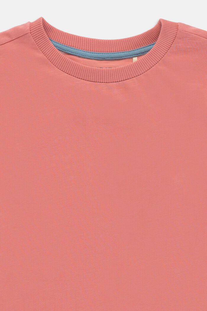 T-shirt au look superposé, 100 % coton, DARK OLD PINK, detail image number 2