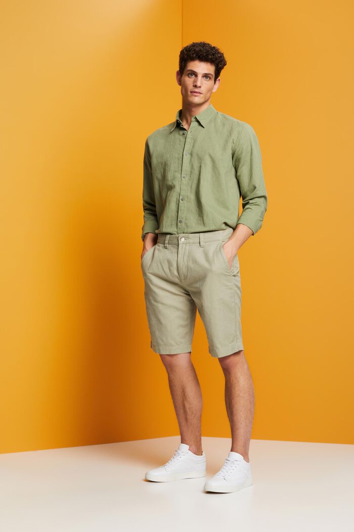 Short de style chino, LIGHT GREEN, detail image number 5
