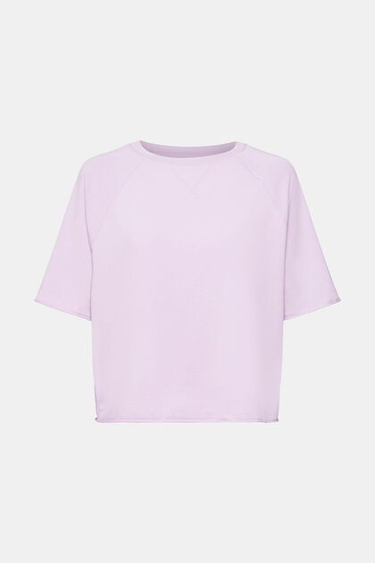 T-shirt de coupe carrée, VIOLET, overview