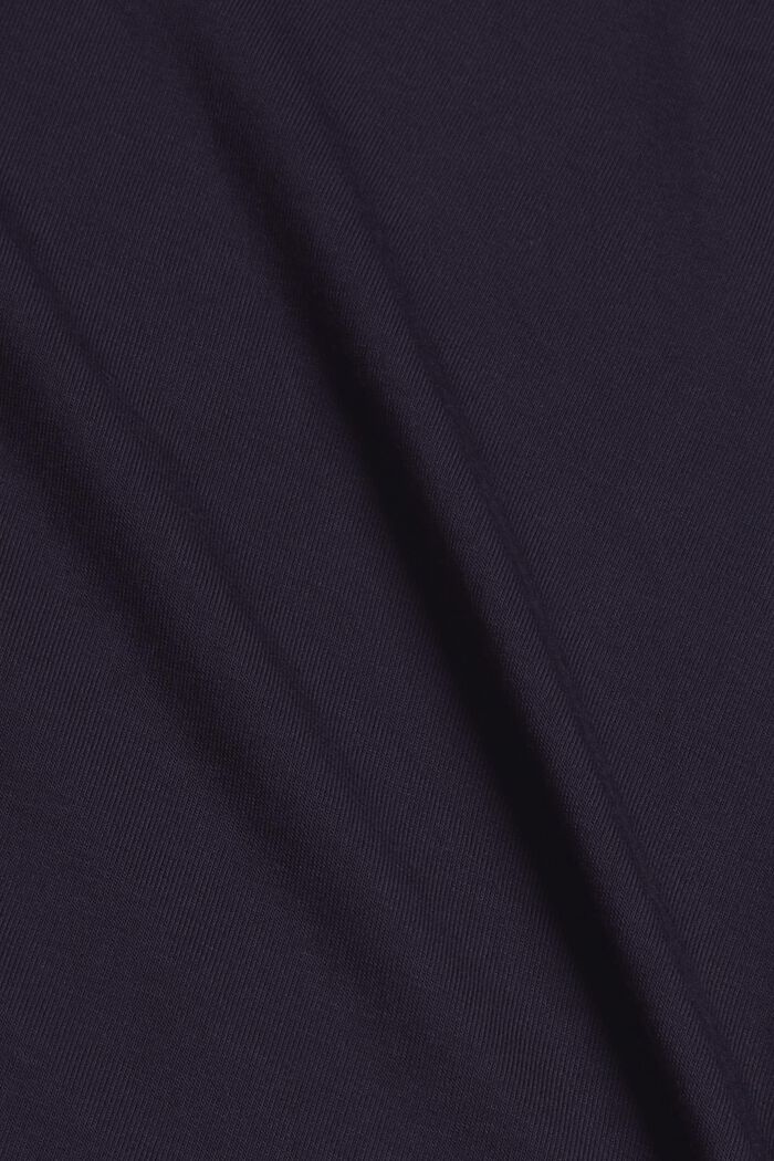 Haut de pyjama à dentelle, LENZING™ ECOVERO™, NAVY, detail image number 4