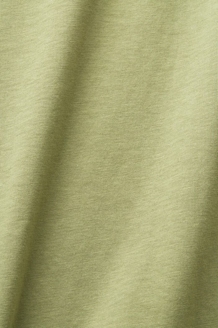 T-shirt en coton, PISTACHIO GREEN, detail image number 4