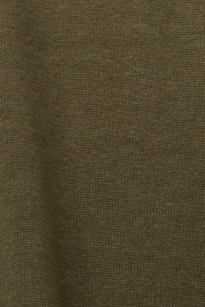 Pull-over à col bateau, KHAKI GREEN, detail image number 4