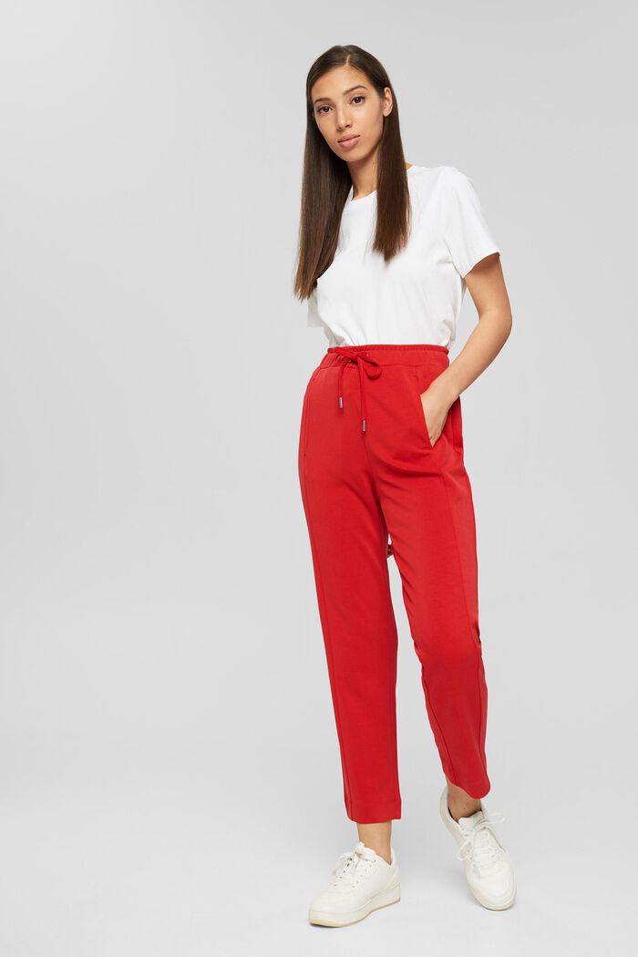 Pantalon, ORANGE RED, detail image number 7