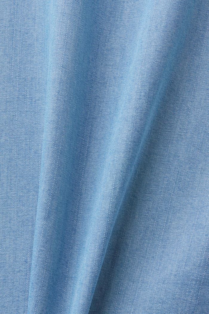 Jupe-culotte à jambes larges cropped, BLUE LIGHT WASHED, detail image number 6