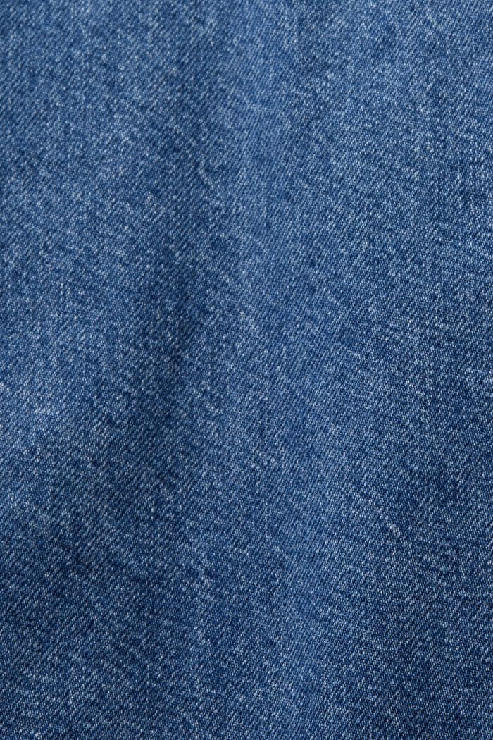 Mini robe-chemise en jean, BLUE MEDIUM WASHED, detail image number 4