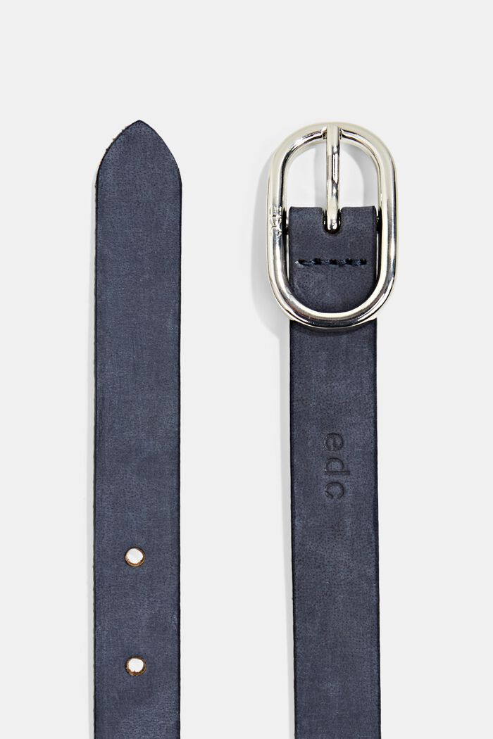 Belts leather, NAVY, detail image number 1