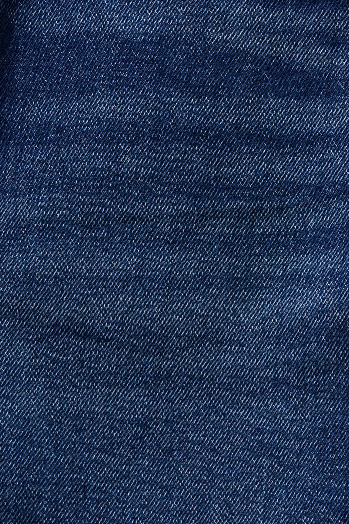 Short en jean à taille très haute, BLUE DARK WASHED, detail image number 5