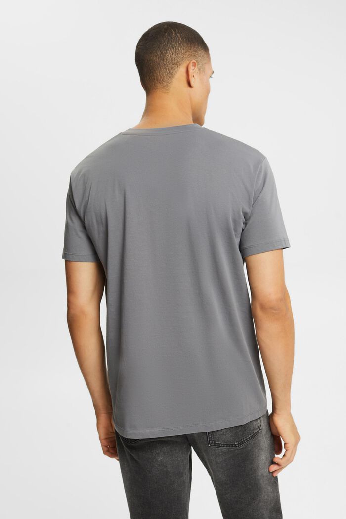 T-shirt en jersey, 100 % coton, DARK GREY, detail image number 4