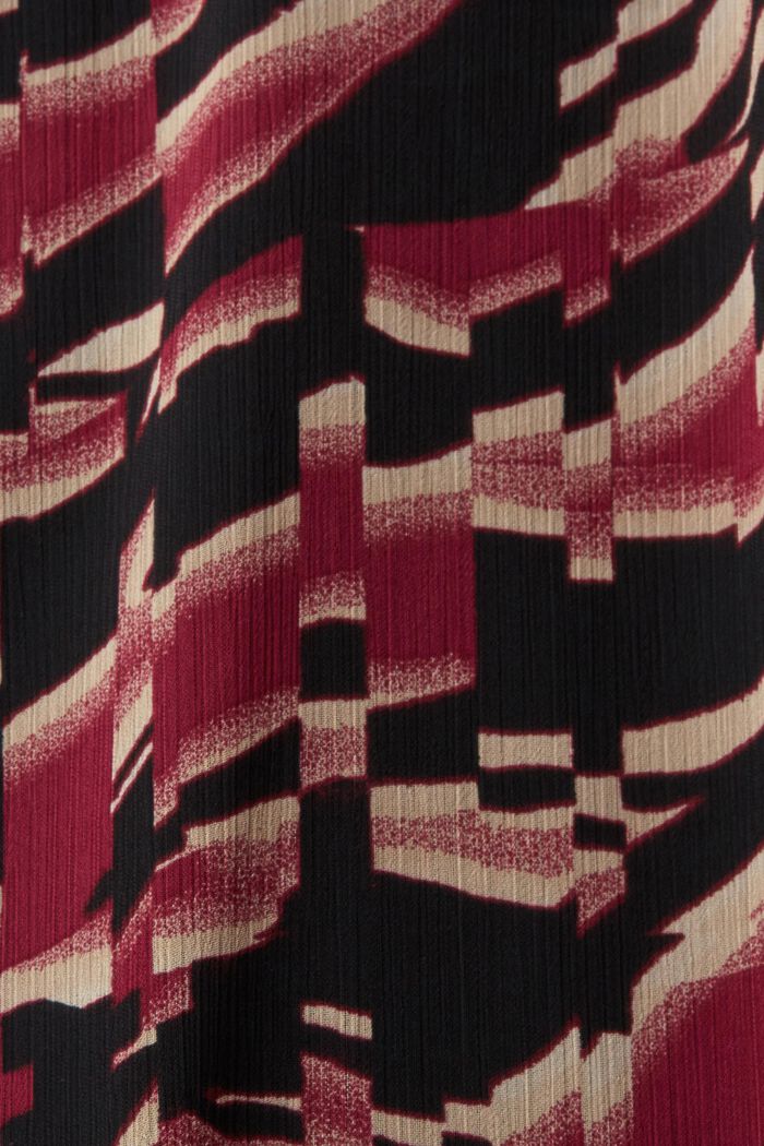 Robe en mousseline à motif, CHERRY RED, detail image number 5