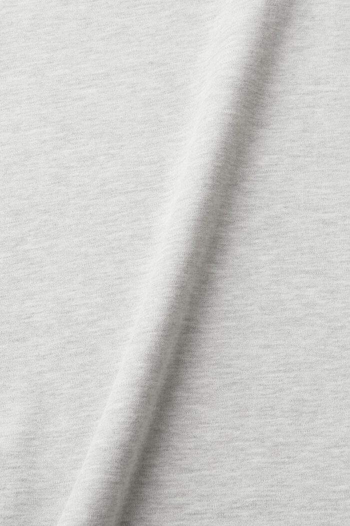 T-shirt à manches longues, coton mélangé, LIGHT GREY, detail image number 4