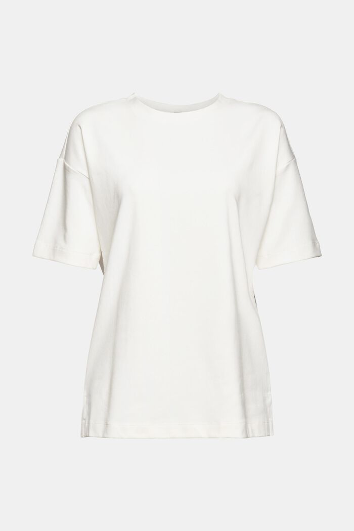T-shirt oversize en coton, OFF WHITE, detail image number 7