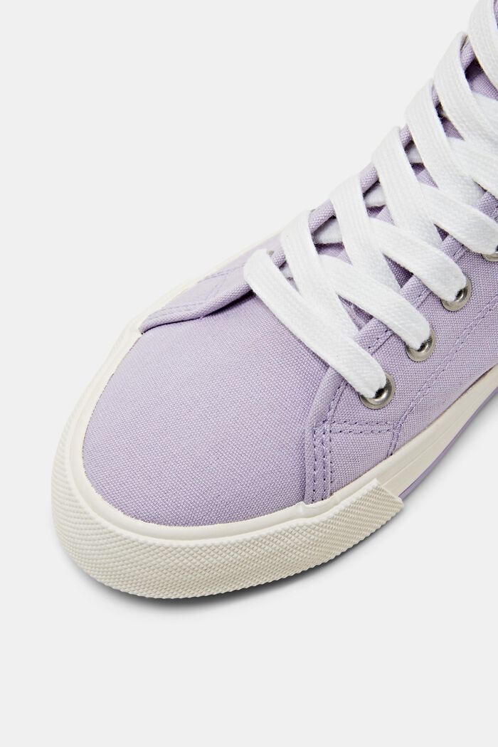 Sneakers montantes en toile, LILAC, detail image number 3