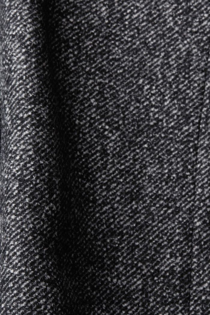 Manteau rembourré en laine mélangée, avec doublure amovible, ANTHRACITE, detail image number 5