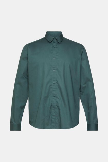 T-shirt en coton durable, DARK TEAL GREEN, overview