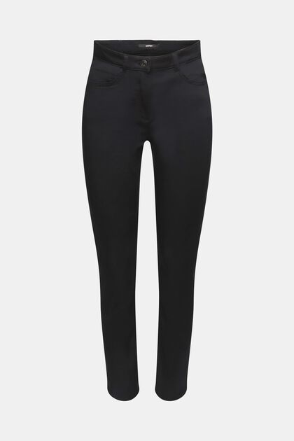 Pantalon chino, BLACK, overview