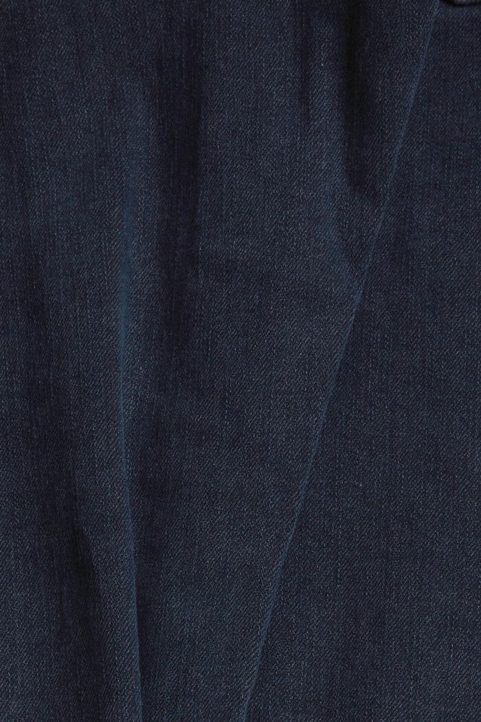 Denim stretch en coton biologique mélangé, BLUE BLACK, detail image number 1