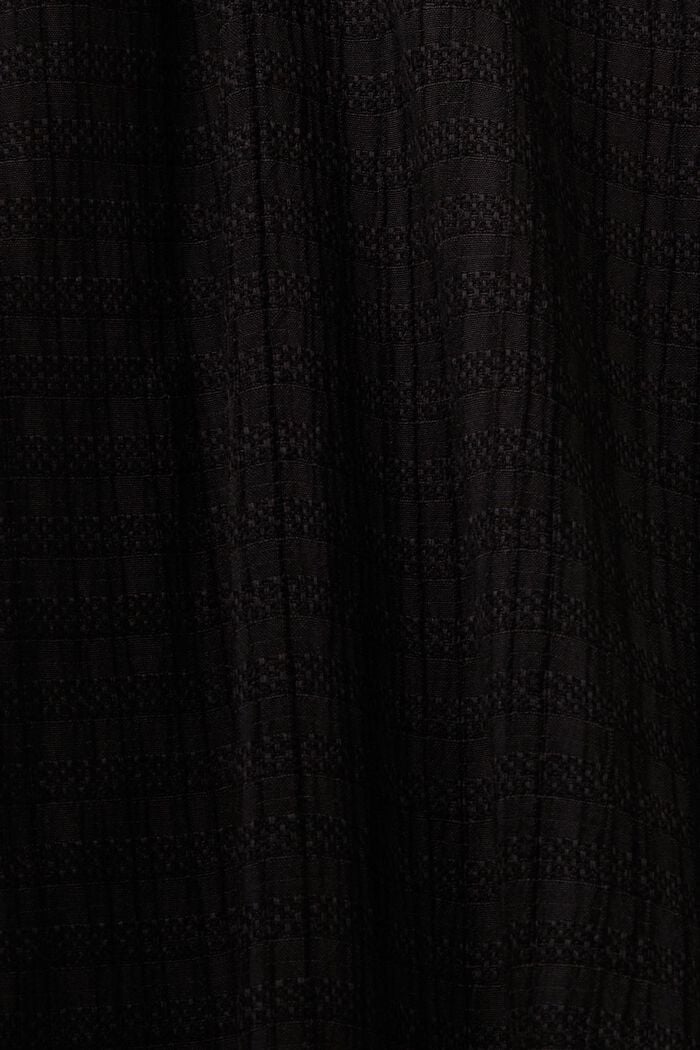 Robe longueur midi structurée, BLACK, detail image number 5