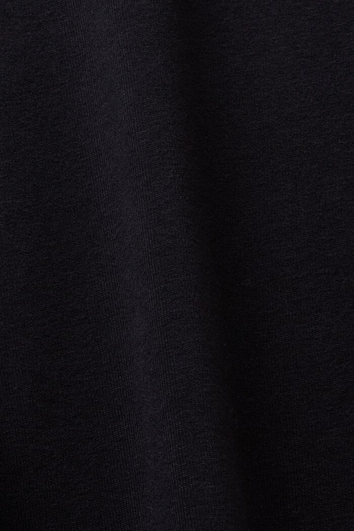 Haut à col cheminée en jersey, BLACK, detail image number 5
