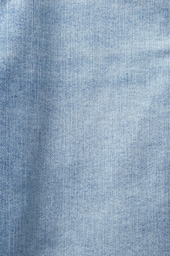 Jean Skinny à taille mi-haute, BLUE LIGHT WASHED, detail image number 6