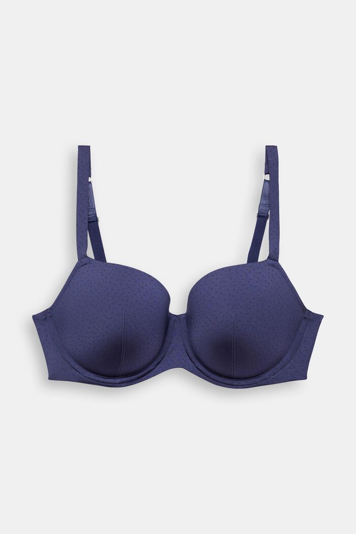 Bras with wire, BRIGHT BLUE, detail image number 0
