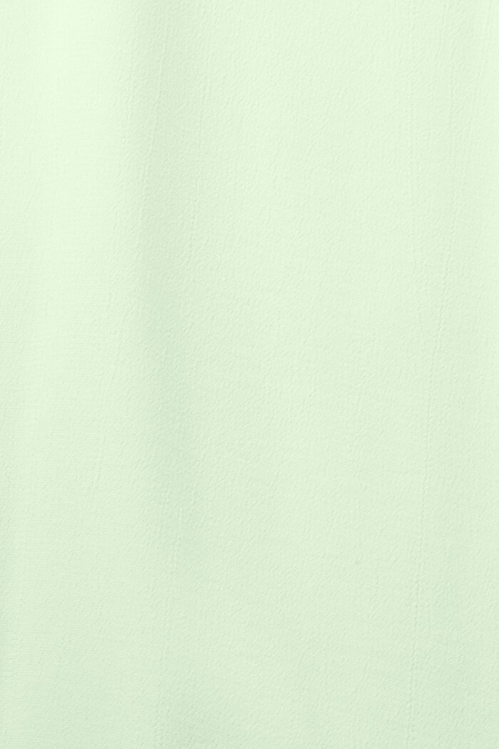 Blouse en crêpe à encolure fendue, CITRUS GREEN, detail image number 5