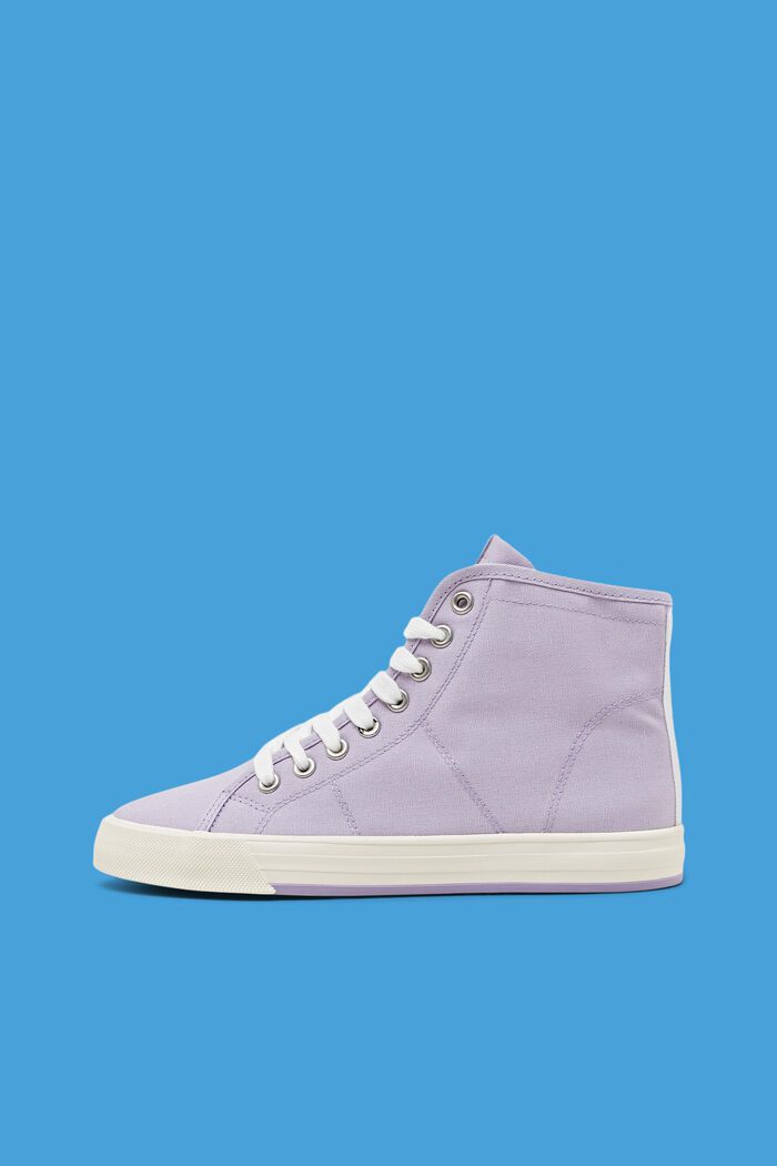 Sneakers montantes en toile, LILAC, detail image number 0